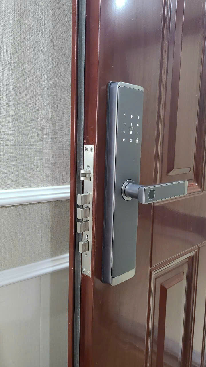 Khóa vân tay cửa gỗ HTS-Q5-W5B24 – An toàn, tiện nghi, công nghệ hiện đại